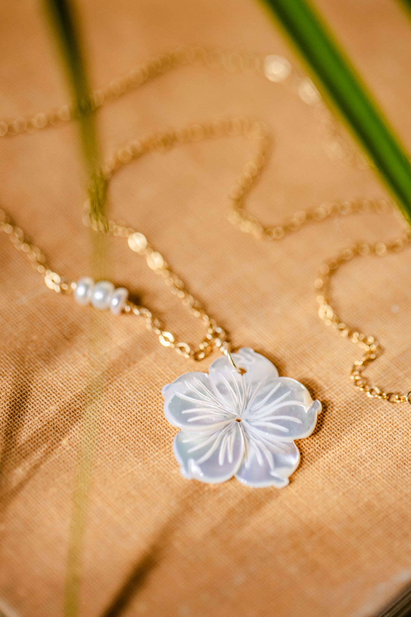Plumeria Mother Of Pearl Flower Pendant Hibiscus Mother Of Pearl